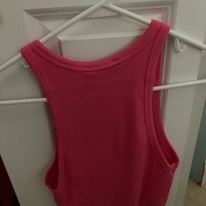 Pink crop top